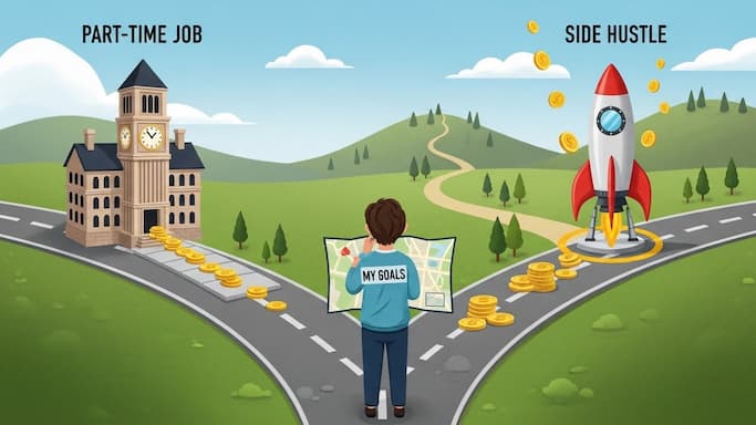 Side Hustles vs Part-Time Jobs
